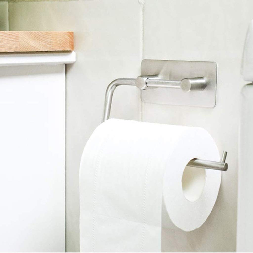 la Carta igienica in Acciaio Inox Holder- Acciaio Inossidabile Bagno lavabo Supporto di Carta igienica e Dispenser Montaggio a Parete Spazzolato