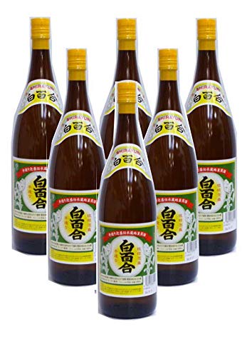 Amazon.co.jp: 池原酒造所 白百合 30度 1800ml 6本セット 泡盛 沖縄