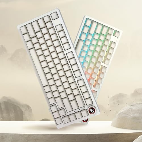 Teclas translúcidas de jade branco, teclas PBT Double Shot 100% 142 teclas, conjunto de teclas perso