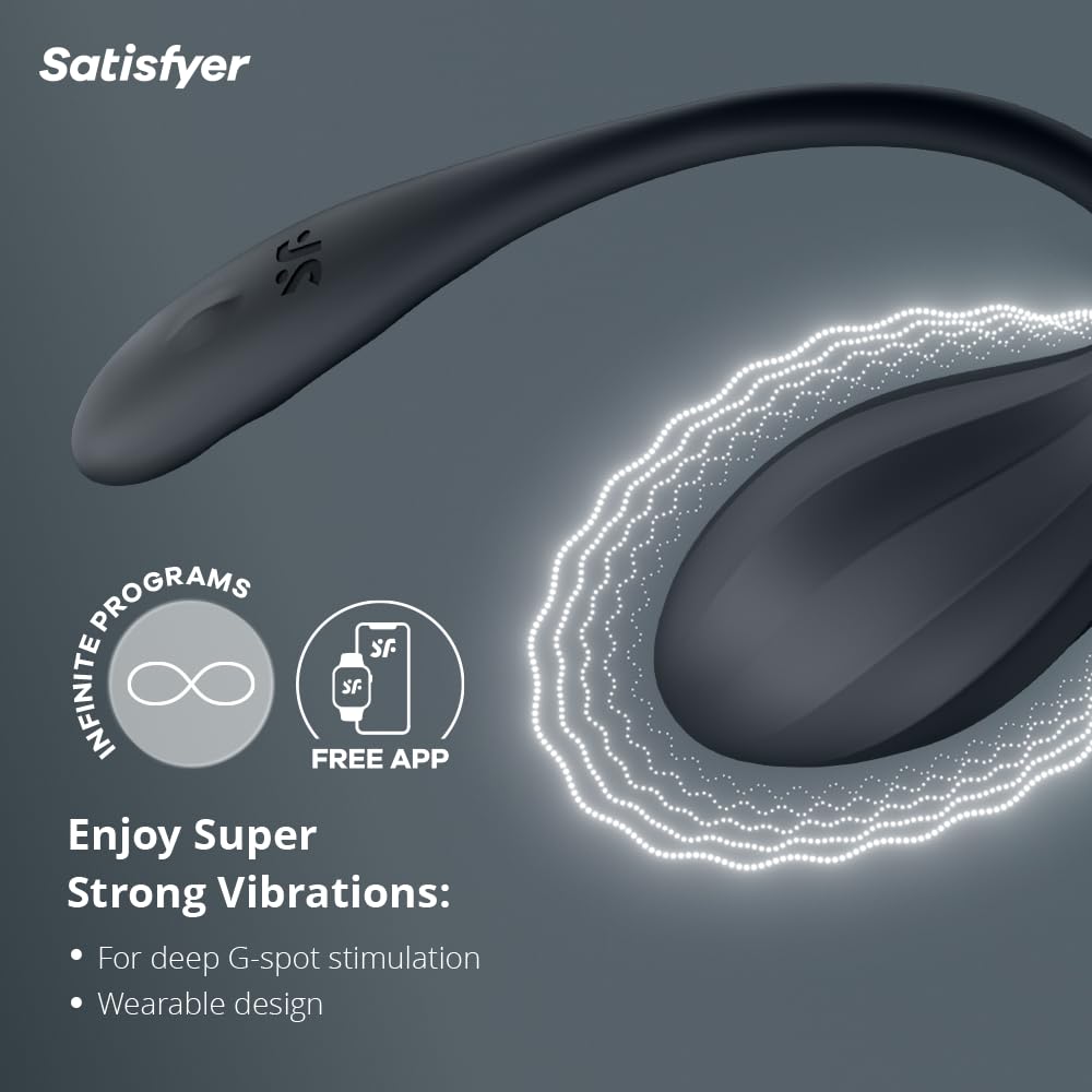 Satisfyer Ribbed Petal Vibromasseur G-Spot Avec Appli Connect | Vibro Étanche (IPX7) | Sex-Toys Silicone Sécurisé | 12 Programmi Vibrazioni | Sex Toýs Vibratori Femme