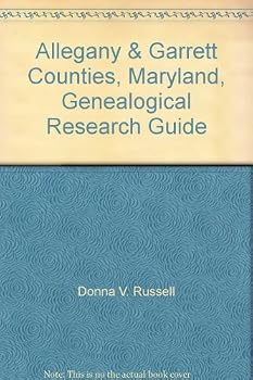 Paperback Allegany & Garrett Counties, Maryland, Genealogical Research Guide Book