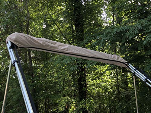 Cypress Rowe Outfitters Replacement Bimini Top Canvas With Boot, Beige, 10' Long X 8.5' Wide, 16Oz #TOP7