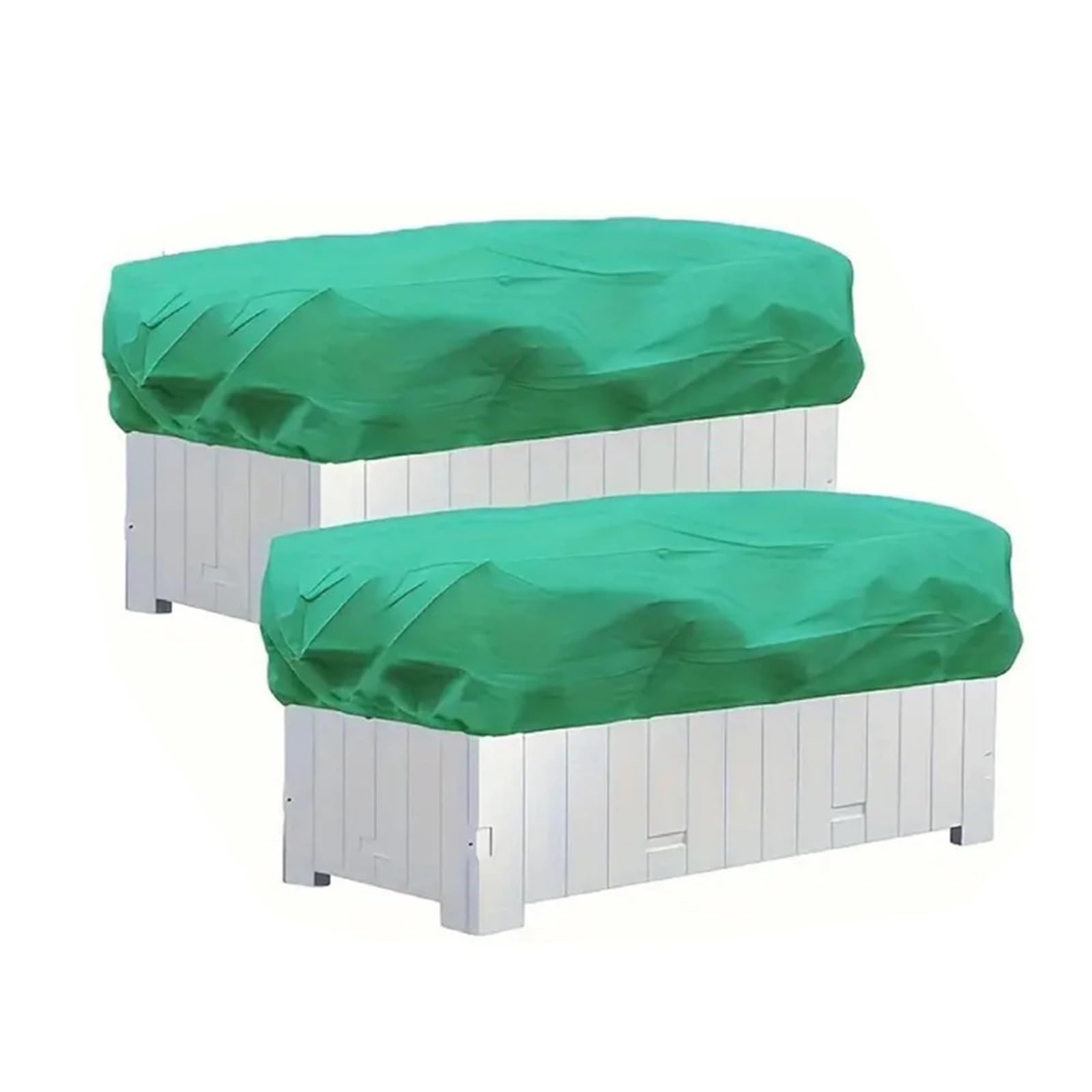 zyrqon 2pcs Non-Woven Fabric Cover Breathable Plant Cover Breathable Material Custom For Balconies green(100x40x45cm)