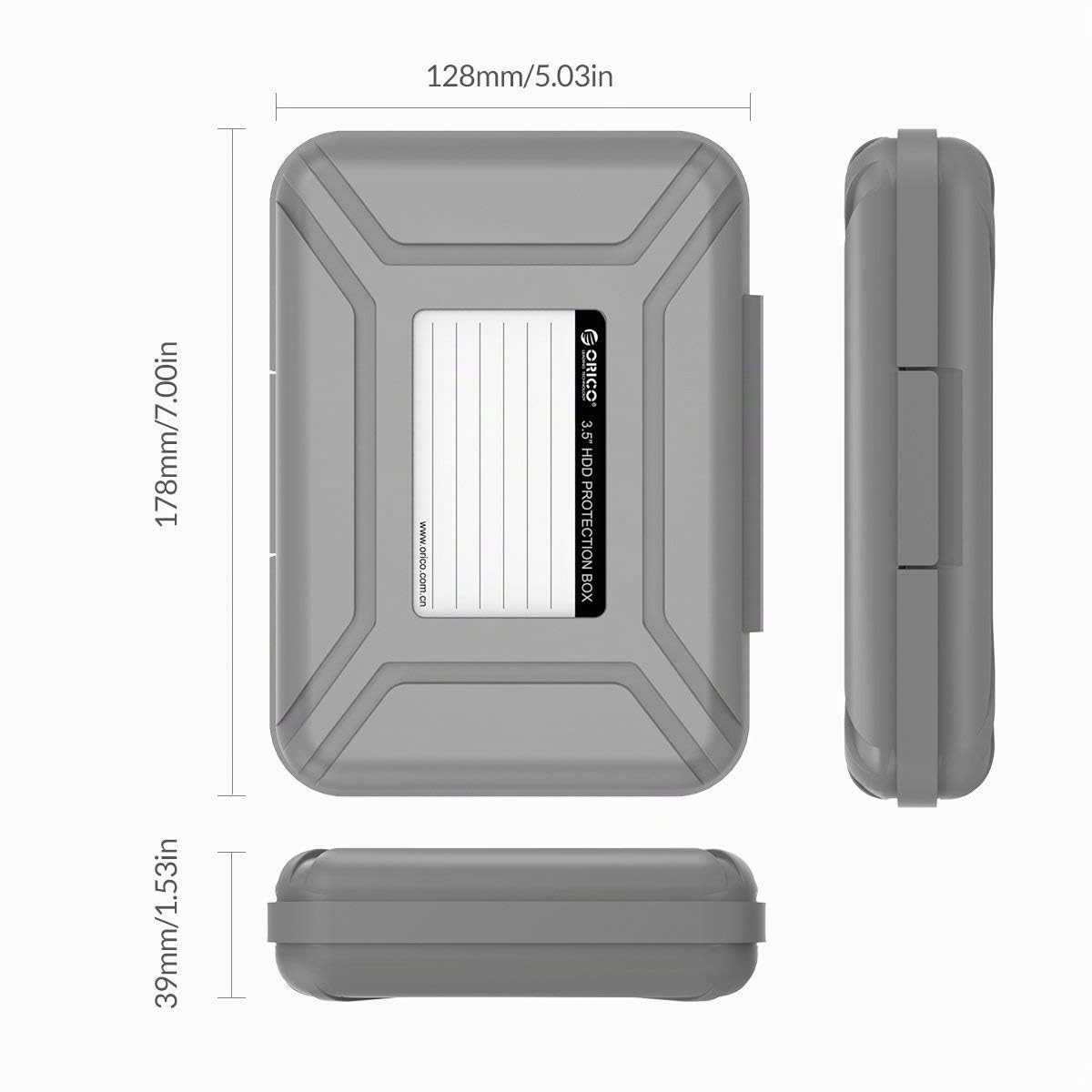 ORICO Funda Disco Duro Externo 3.5 para Western Digital WD Seagate Toshiba Samsung,5 Colores