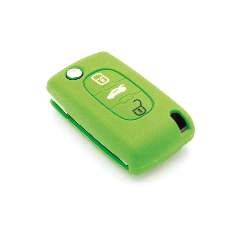 Custodia in Silicone morbido a 3 pulsanti in gomma nera per Mahindra Xylo scorpione Quanto protezione chiave remota nera  34