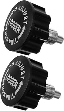 2pcs Exercise Bike Replacement Parts Pull Pin Spring Knob Fitness Equipment Ball Knob Easy Install Versatile Use