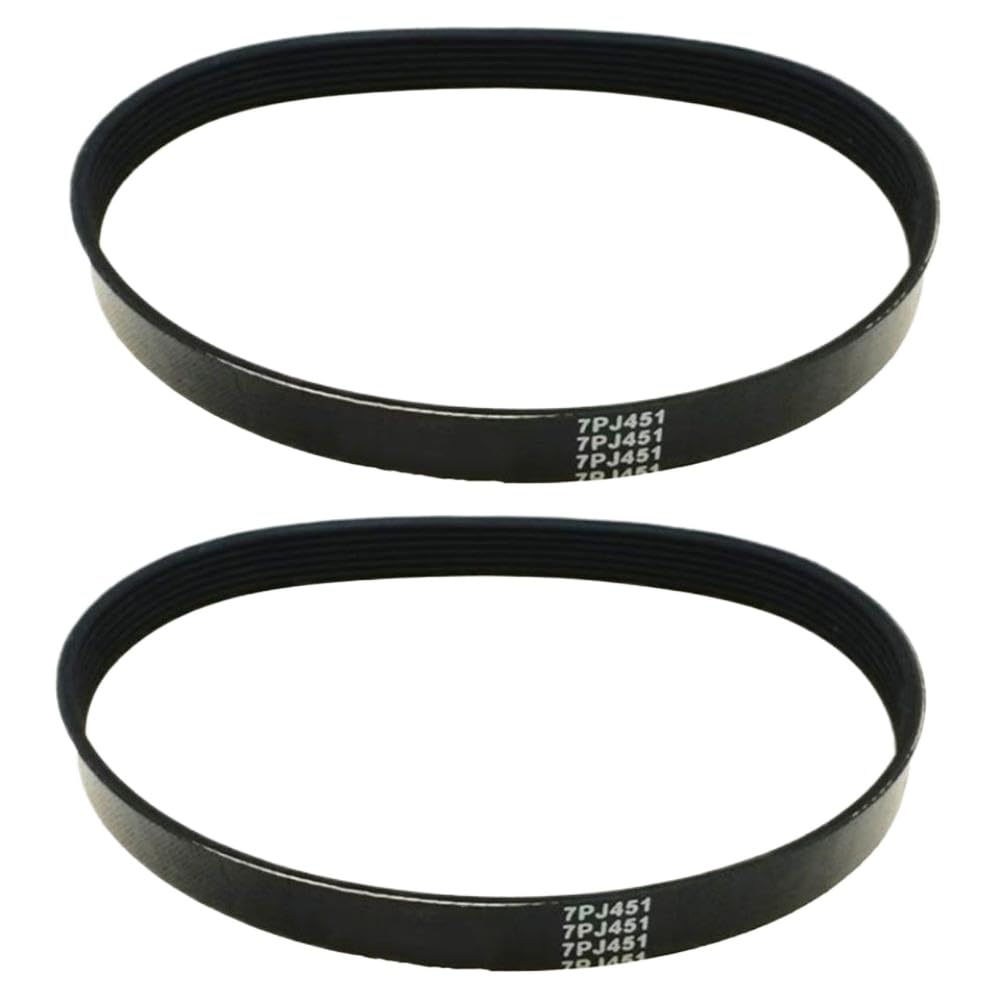 Cinghia di trasmissione 7PJ451 7 nervature larghezza 16 mm compatibile con rasaerba ROTAK 320(2pcs)
