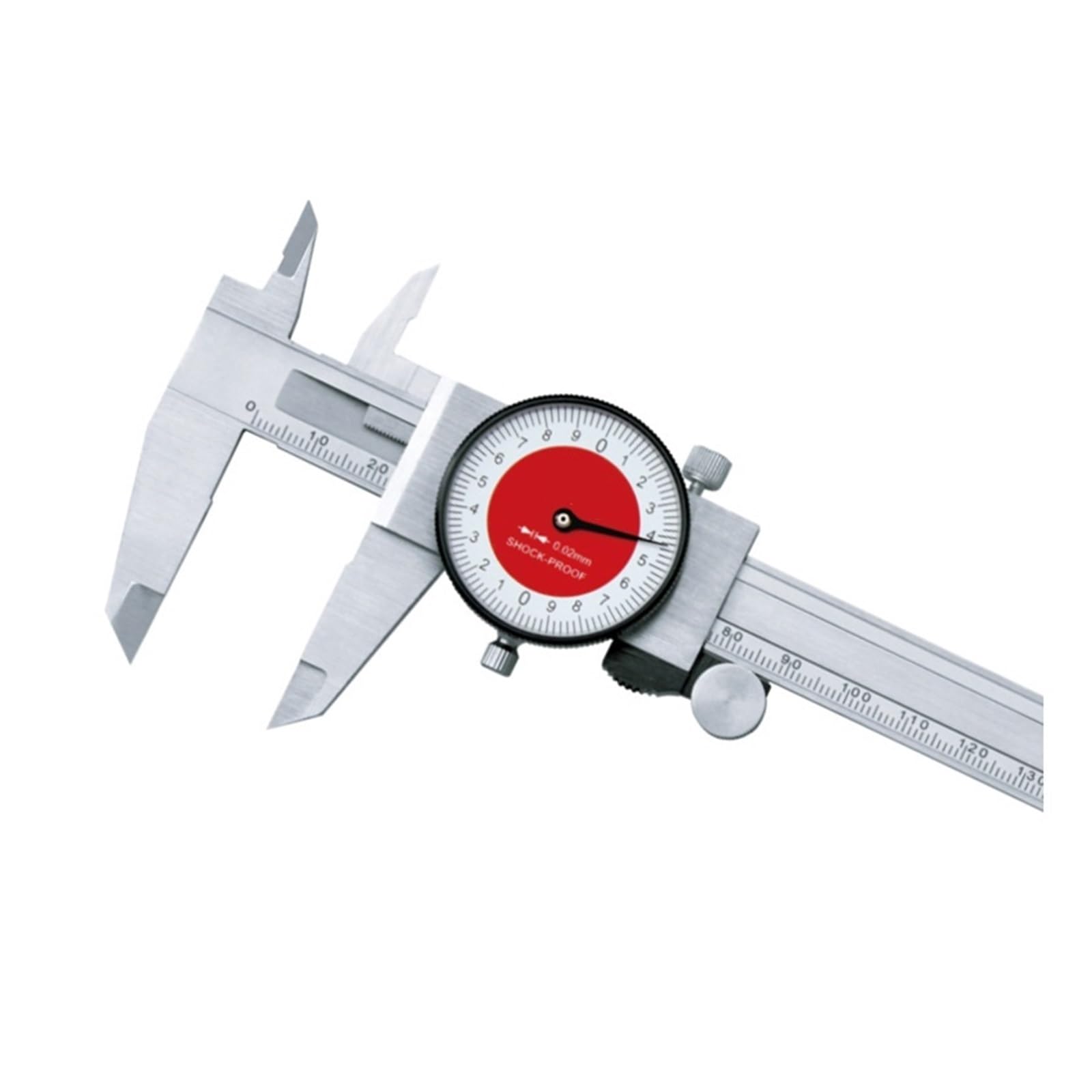SWENEEN 150Mm Caliper With Watch Digital Vernier Caliper Stainless Steel Dial Caliper Micrometer Gauge 0.02Mm Shockproof Tool,0-150mm