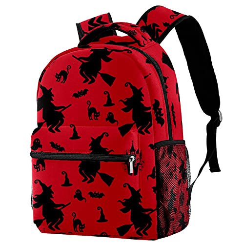Sac à dos enfant ergonomique motif chat rouge anti mal de dos