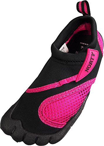 Image of NORTY Water Shoes for Boys and Girls - Swim Socks for Beach, Boat, and Pool - Skeletoe Barefoot Design - Cruise Ship Essentials for Kids - Hiking and Camping Footwear