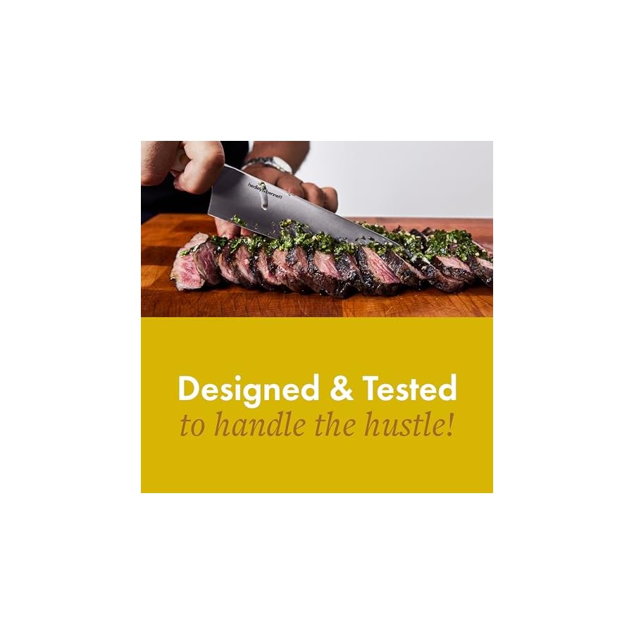 hedley-bennett-Chefs-Knife-8-Japanese-Chef-Knife-Three-Layer-Stainless-Steel-Japanese-Kitchen-Knife-Plain-Sharp-Edge-Perfect-Cooking-Knife-Gift-for-Men-and-Women-Miso hedley & bennett Chefs Knife - 8” Japanese Chef Knife - Three Layer Stainless Steel - Japanese Kitchen Knife - Plain Sharp Edge - Perfect Cooking Knife - Gift for Men and Women - Miso