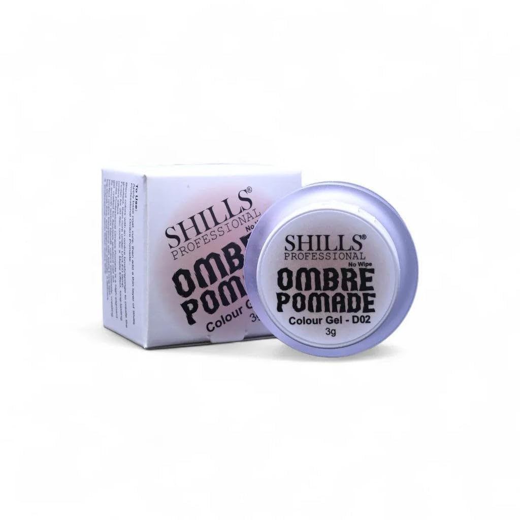 Ombre Pomade Colour Gel, No-Wipe, UV/LED Cure, D02 Natural Beige Nude, 8ml-image-46