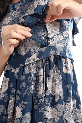 Image of AV2 Women Maternity Feeding Dress | Feeding Kurti | Nursing Dress -5071