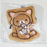 リラックマ 薄型ミニがま口 のんびりネコ/リラックマ 財布