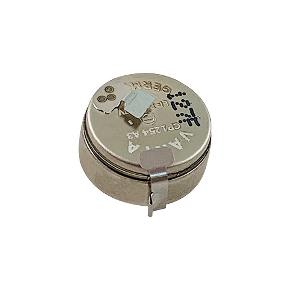 2 Batterie CP1254 3.7V Con Linguette Per Auricolari Sportivi Jabra Rox E Sony WF1000X XM3 - 50mAh, Aperte Mai Usate