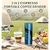 Magnavox HOME Portable Espresso Coffee Maker (Grounds or Pods) with Fast Brew Technology & Single Touch Control, Ideal for Offices or Travel