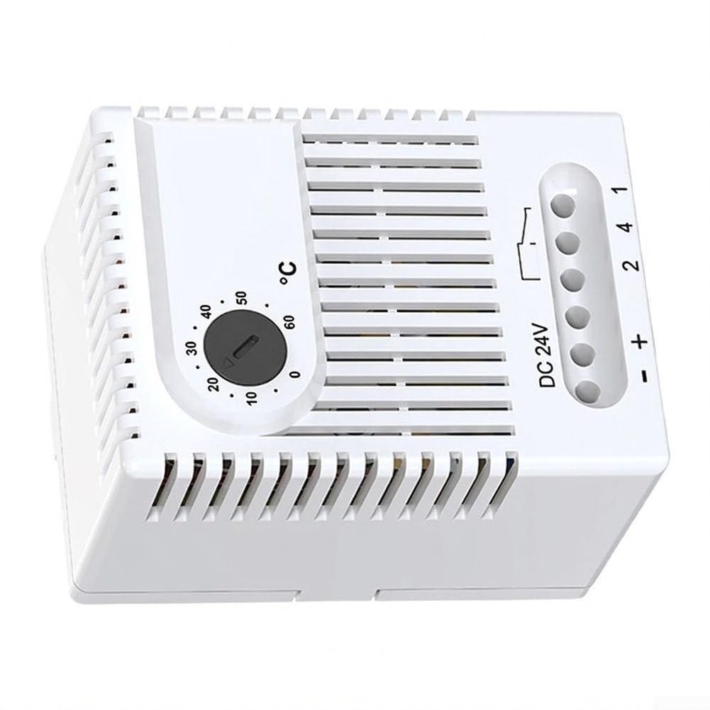Temperaturregler DC24V 16A für Schaltschrank Heizung Kühlung