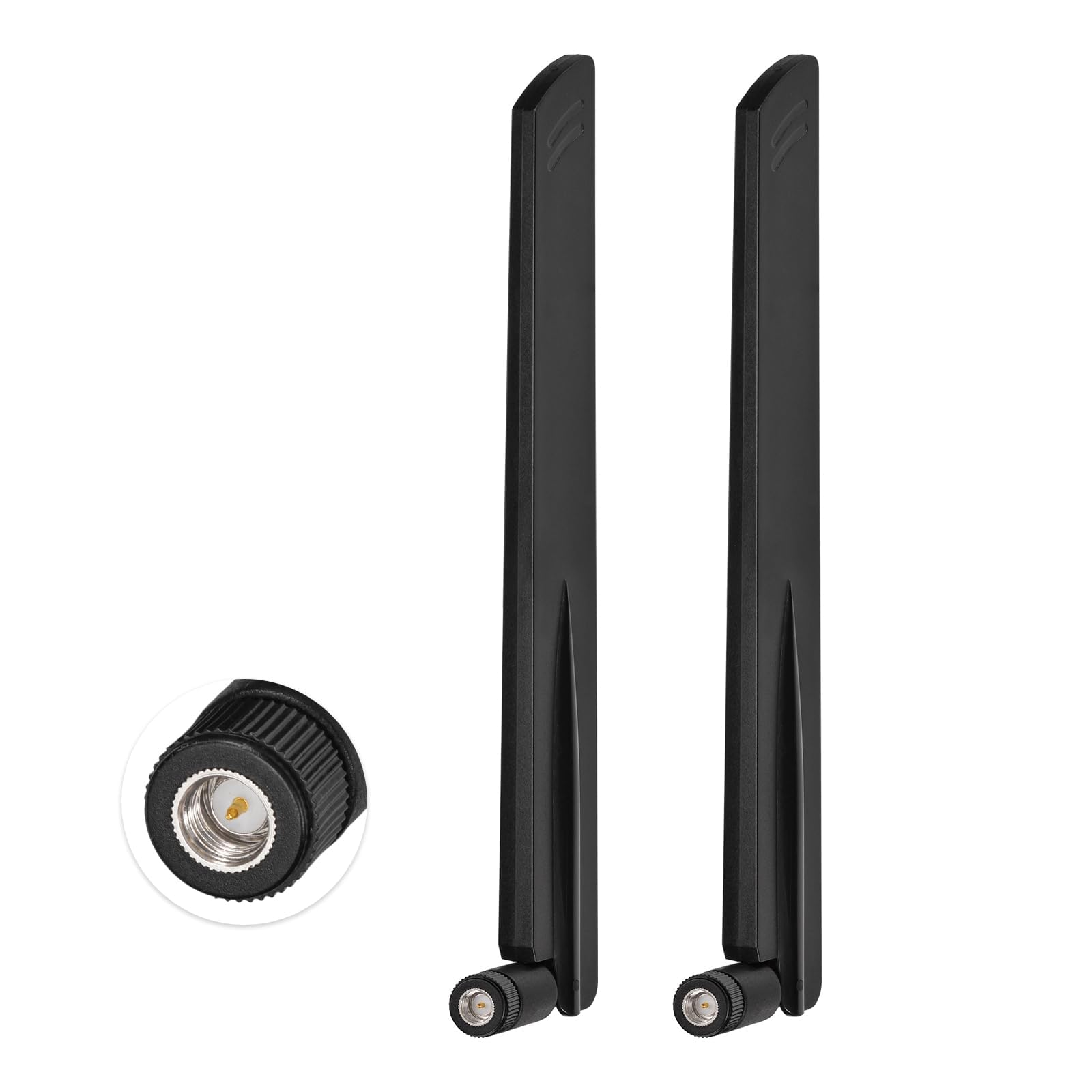 Superbat 4G LTE Antenne 9dBi SMA Stecker Antenne Omni-Directional für Spypoint Cuddeback Trail Kamera Wildkamera Stealth Cam Mobilfunkkamera Spielkamera Hotspot Router Sicherheitskamera 2 Stück