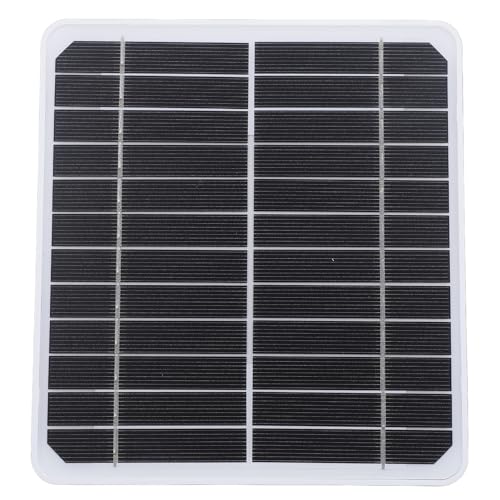 Semme Panele słoneczne do kamer, panel słoneczny z kamerą z panelem słonecznym z kablem ładującym 9,8 stóp 20 W 5 V do montażu na ścianie monokrystaliczna ładowarka