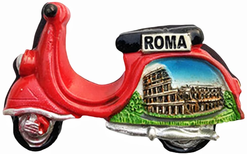 Magnete Frigorifero Colosseo Roma - Souvenir 3D Dipinto A Mano, Idea Regalo - Foto 14