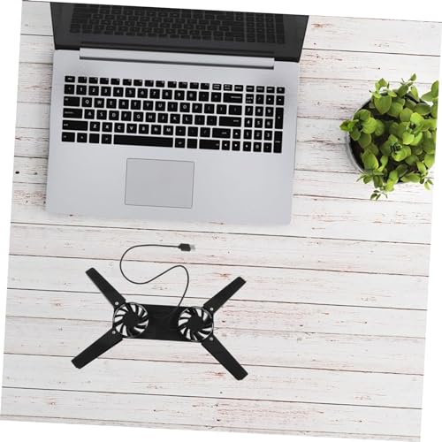 Base refrigerada portátil para laptop con diseño antideslizante y elevación ligera para una mejor disipación de calor miniatura 7
