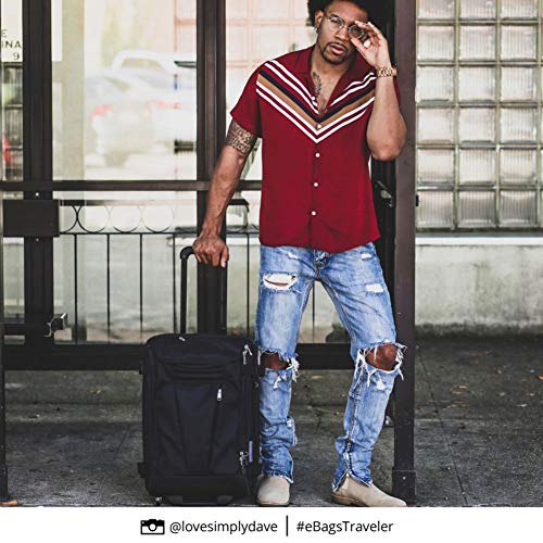 eBags Mother Lode 21 Inches Carry-On Rolling Duffel (Sinful Red)