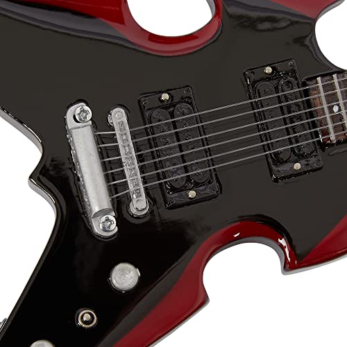 Paul Stanley (bisous) : Silvertone Apocalypse Pro – Réplique de guitare miniature – Cadeaux musicaux – Échelle 1/4 faite… - Les Beatles, Paul McCartney, John Lennon, RIngo Starr, George Harrison Paul Stanley (bisous) : Silvertone Apocalypse Pro – Réplique de guitare miniature – Cadeaux musicaux – Échelle 1/4 faite… – Image 5