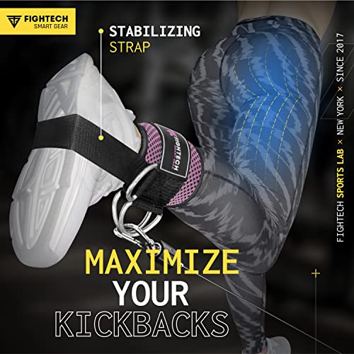 Fightech Ankle Straps For Working Out - Revitalize Your Lower Body Sculpting With Comfortable And Durable Ankle Strap For Cable Machine Pair Litemotion (Lavender, Pair) #TOP3