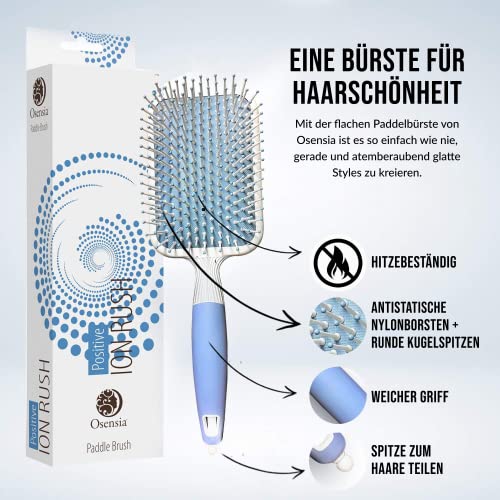 Extensionsbürste Osensia Haarbürste mit ionischen Mineralien