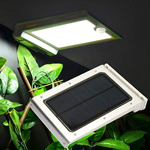 GlobalNiche 25 White LED Garden Lawn Solar Motion Sensor Light Outdoor Waterproof Wall-mounted Lamp