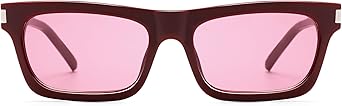 Retro Rectangular Sunglasses for Women Men Trendy Narrow Vintage Wide 90s Revival Sunnies AP3752