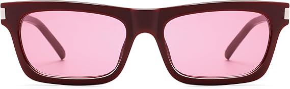 Retro Rectangular Sunglasses for Women Men Trendy Narrow Vintage Wide 90s Revival Sunnies AP3752