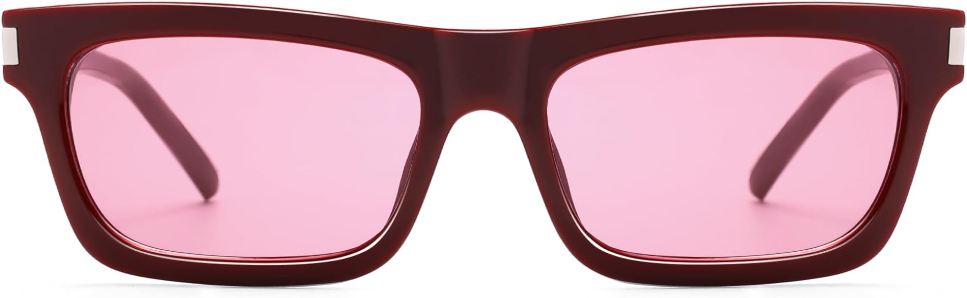 Retro Rectangular Sunglasses for Women Men Trendy Narrow Vintage Wide 90s Revival Sunnies AP3752