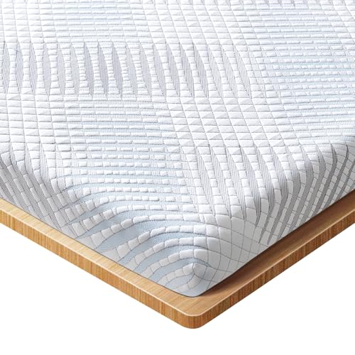 Eseren Gel Topper 90x200cm, Mattress Topper Höhe 7cm, Hergestellt aus H2 & H3 Gel Memory Foam,...