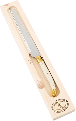 Jean Dubost Laguiole - Cuchillo para pan multicolor