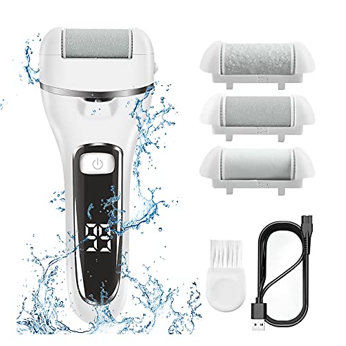 Electric Feet Callus Remover Anbage with LCD, Rechargeable, Portable Electric Foot Callus Remover Kit, Two Gear Adjustment, Waterproof, Suitable for Callus, Dead Skin, Daily Feet Care Electric Feet Callus Remover Anbage with LCD, Rechargeable, Portable Electric Foot Callus Remover Kit, Two Gear Adjustment, Waterproof, Suitable for Callus, Dead Skin, Daily Feet Care
