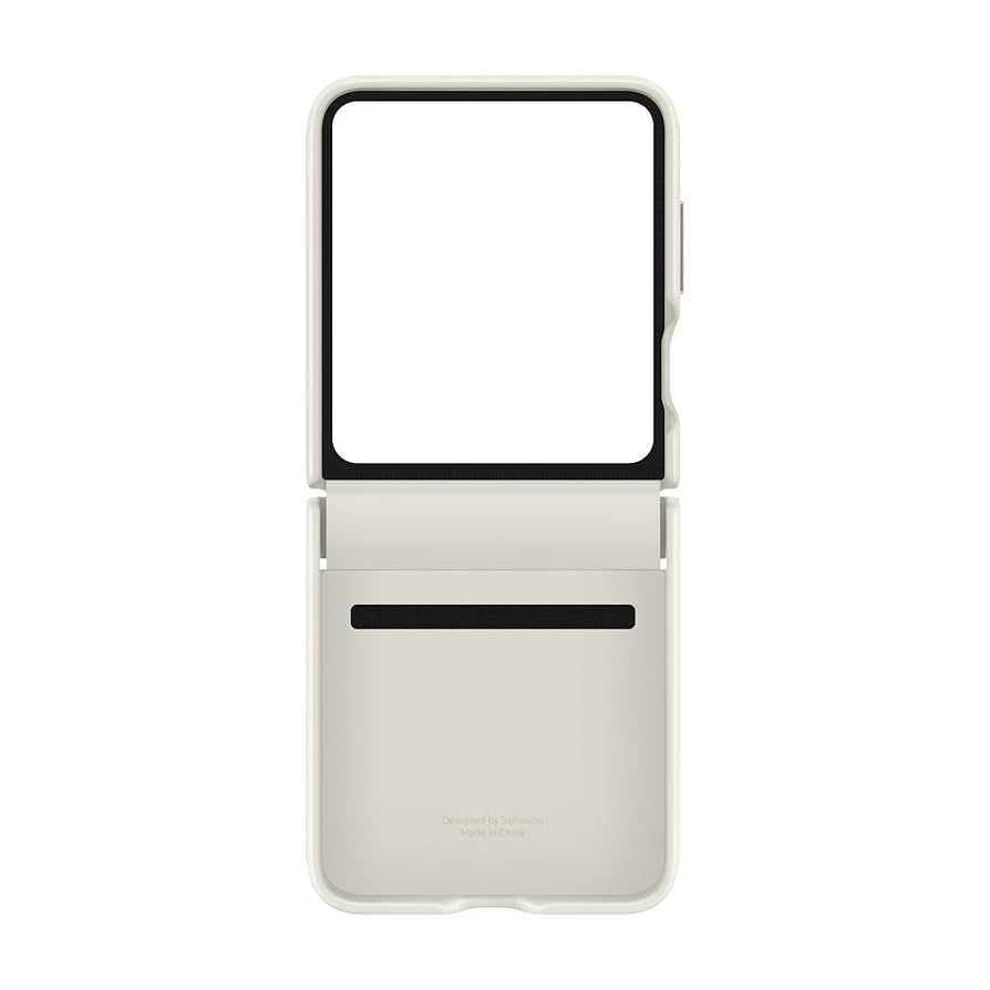 Amazon.co.jp: Galaxy Z Flip5 Flap ECO-Leather Case｜クリーム
