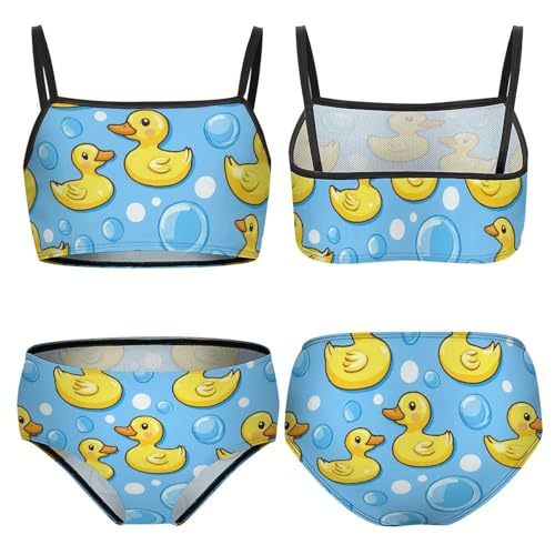 Ducks Girls Bikini Swimsuit Two Piece Bathing Suit Beach Swimwear3