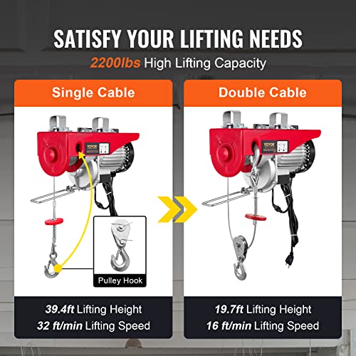 Vevor ELECTRIC HOIST 2200 Lbs Lifting Capacity thumb #3