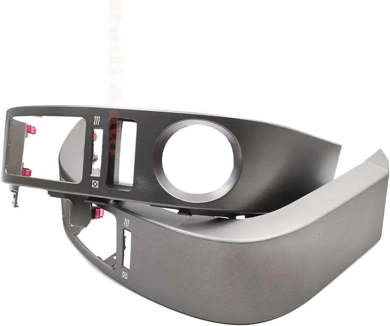 Air Outlet Ruili357 Car Dashboard Air Vents Trim Frame Fit for Toyota Prius 2004-2009 Air Conditioner Outlet Panel Cover Chrome Attractive and Durable(A Left Panel)