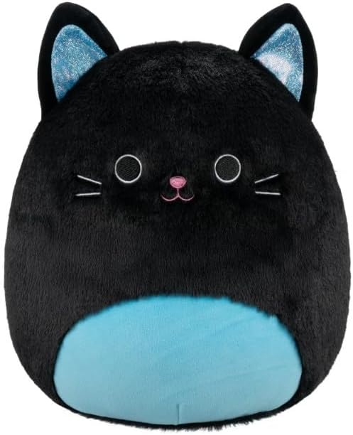 Squishmallows FuzzAMallow Official 12 inch Eponine The Black Cat - Child's Ultra Soft Plush Toy