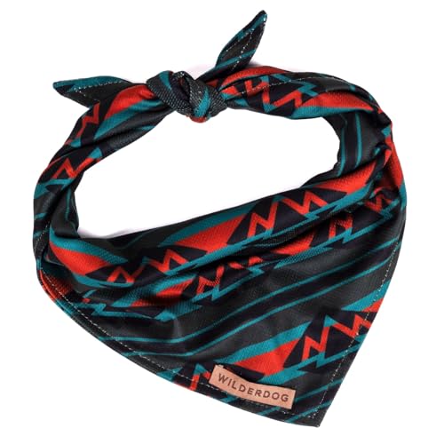 Image of Wilderdog Dog Bandana with Lightweight Quick Drying Poly-Blend Mesh Material in Olive