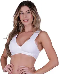 Sutiã Plus Size com Alças Acolchoadas de Espuma Super Reforçado Sustentação M ao 54 Cléo