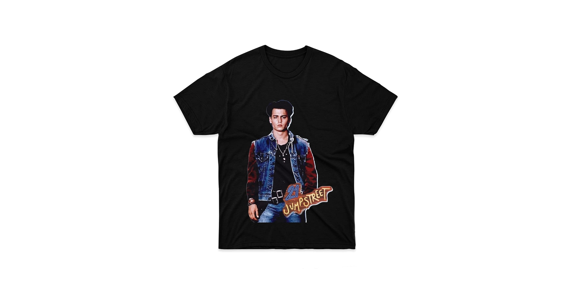 Mens Womens Tshirt 21 Jump Street Johnny Depp Shirts for Men