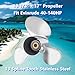JSPROP 13 1/4 x 17 Stainless Steel Boat Outboard Propeller fit BRP Johnson Evinrude 45 50 55 60 65 70 75 85 88 90 100 110 112 115 120 125 135 HP Engines, 763951, 13 Spline Tooth RH