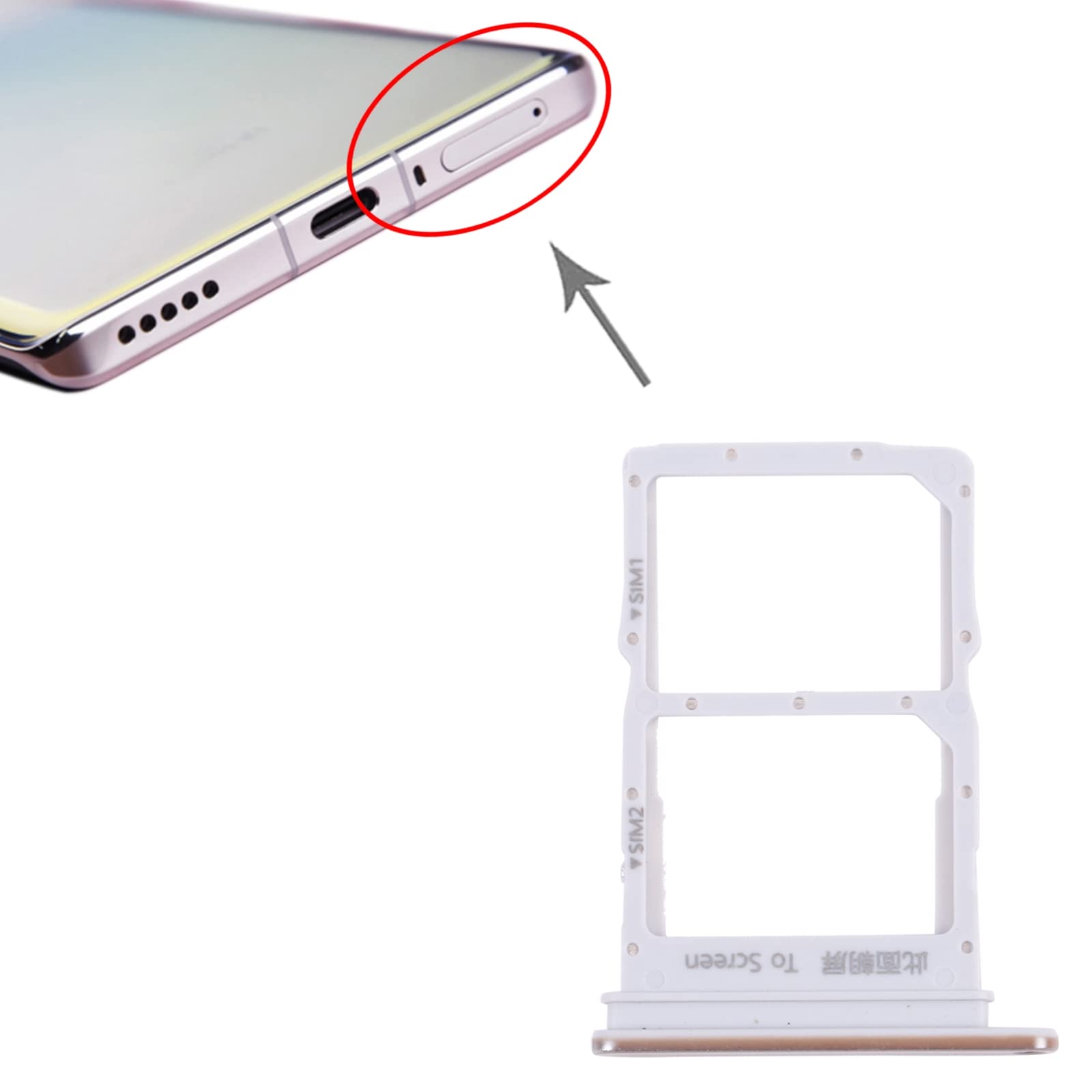Amazon.com: SIM Card Tray + SIM Card Tray for Huawei Nova 8 : Cell