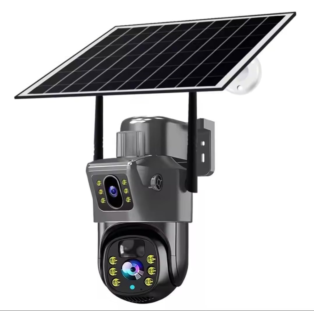 securinnov 4G Sim Support PTZ 5MP White LEDs Auto Tracking | Motion Detection | Two-Way Audio | 355° | Night Vision | All Weather Proof | Indoor/Outdoor Security Camera - V380 App (4G PTZ)-image-5