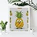 5D Diamond Painting Kits for Adult, Pineapple Diamond Art Kits for Beginners Fun DIY Crafts Round Diamond Art Canvas Home Wall Decor 16