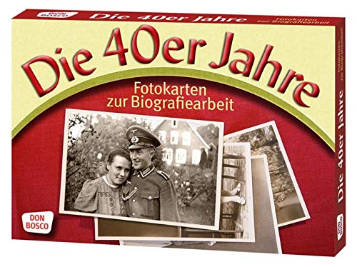 Télécharger Die 40er Jahre. Fotokarten zur Biografiearbeit (Fotokarten zur Biografiearbeit / Demenz (9 x 13 cm)) Francais PDF