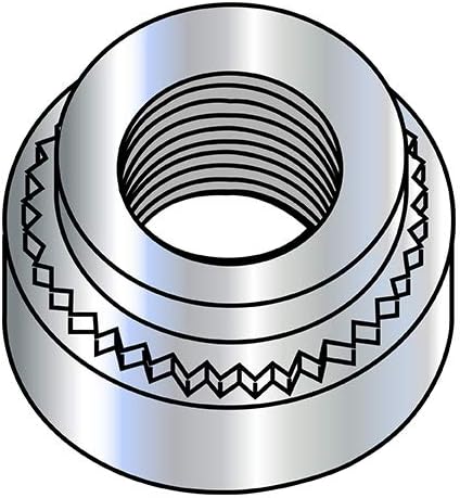 M4X0.7-1 Metric Self Clinching Nut Zinc (Pack Qty 6,000) BC-M4-1NCL by Korpek